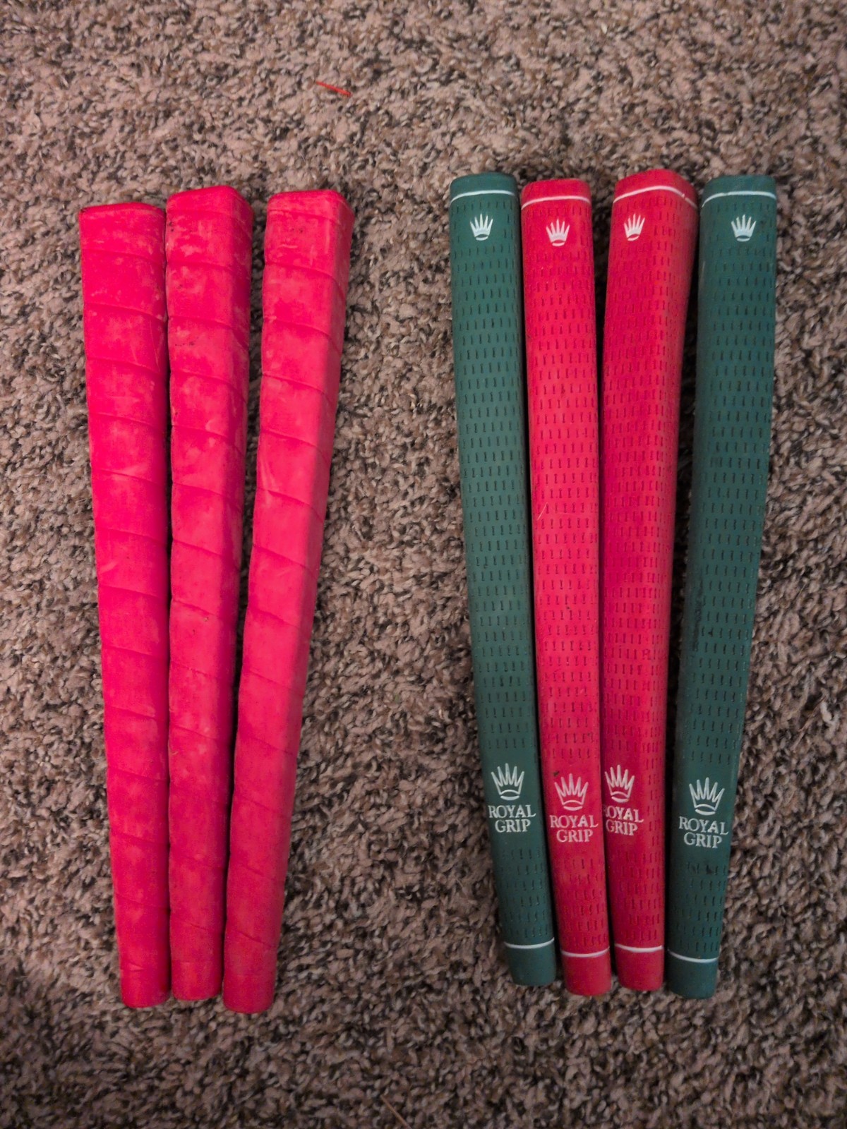 Lot of 7 Royal STS Putter Grip Pistol Style Vintage Scotty Cameron “NOS” 