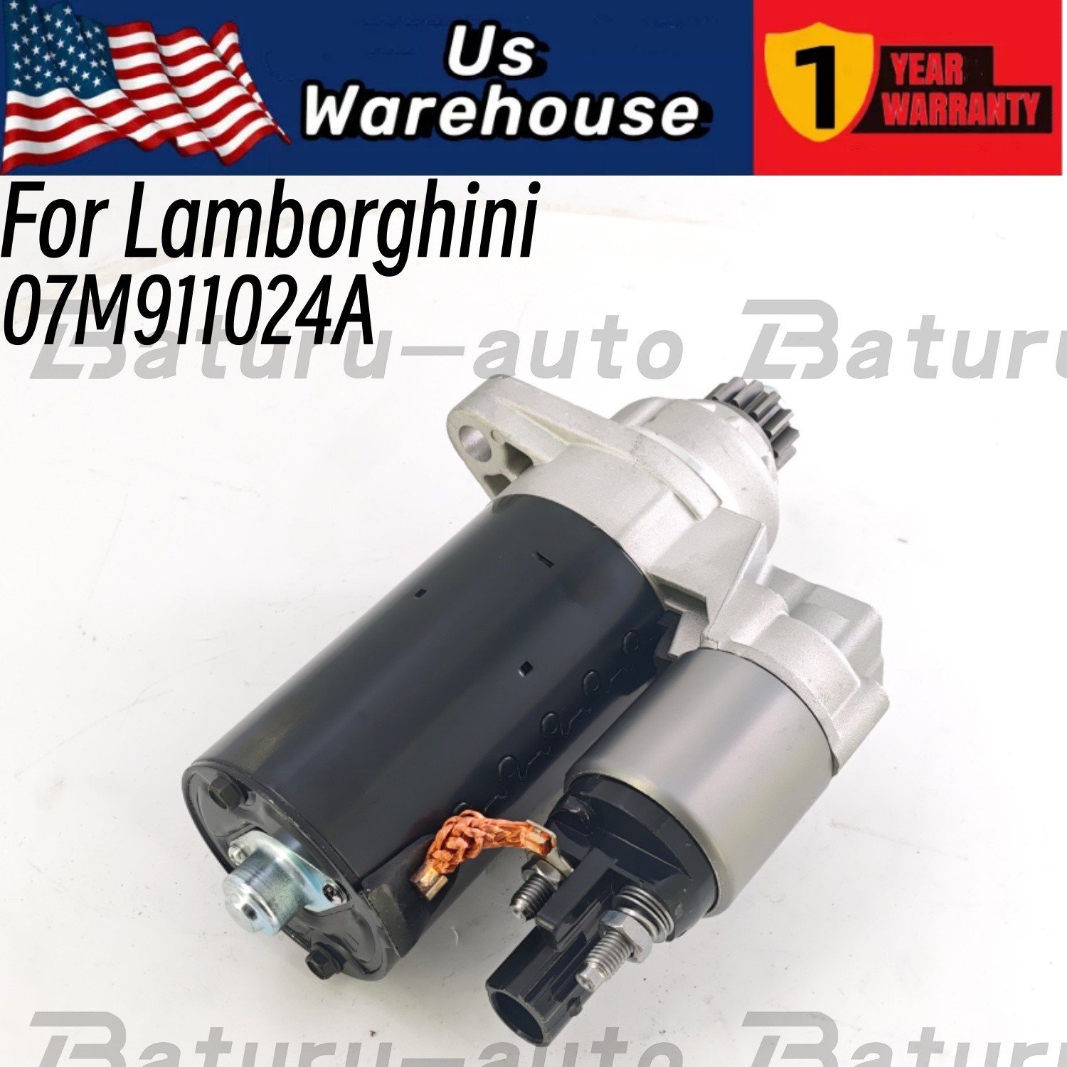 07M911024A For Lamborghini Aventador LP700-4,LP720-4,LP740-4 Starter Motor NEW 07M911024A For Lamborghini Aventador LP700-4,LP720-4,LP740-4 Starter Motor NEW