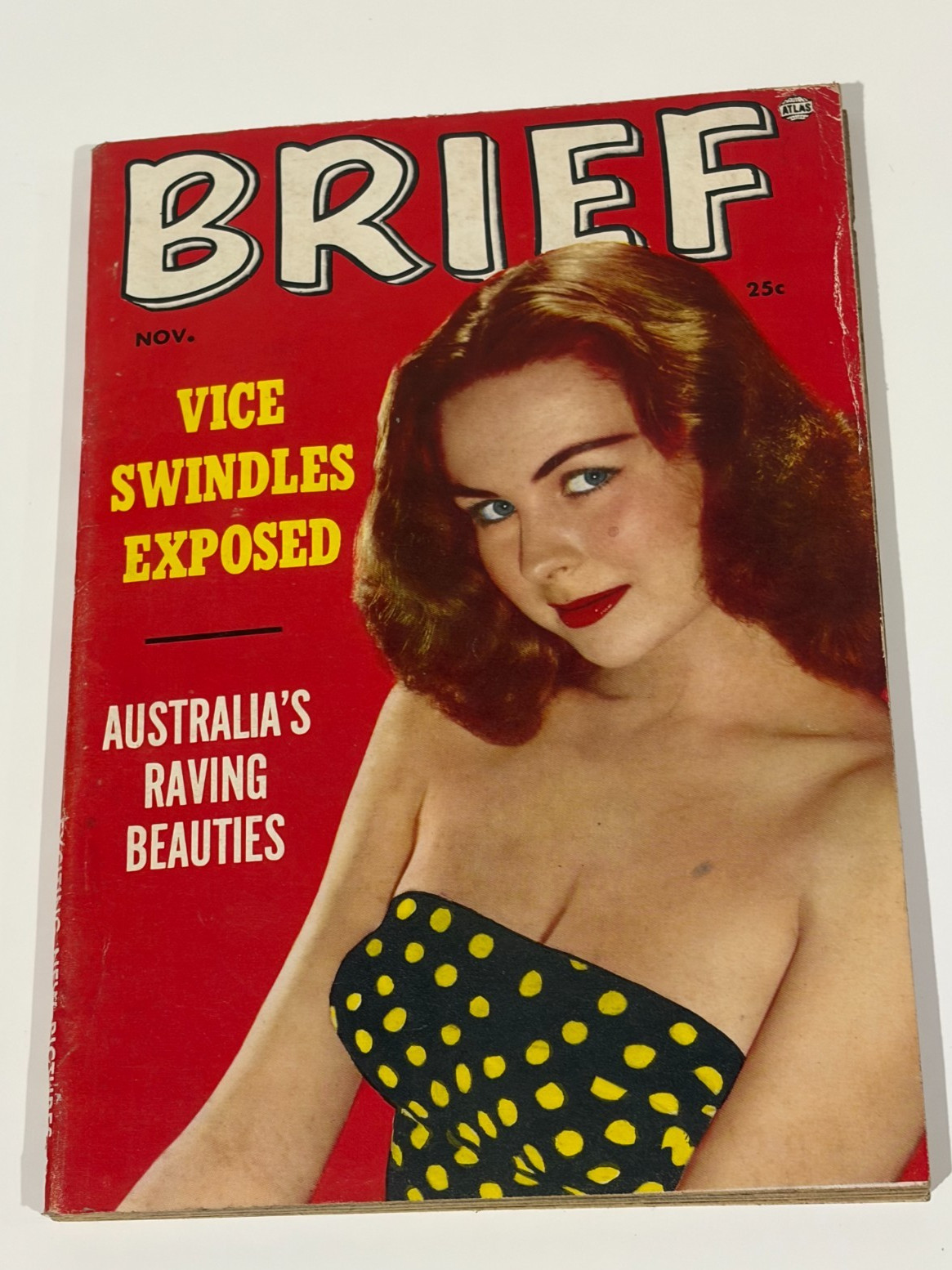 Brief Magazine November 1954 Venus Unveiled, Dixie Dream Girl Brief Magazine November 1954 Venus Unveiled, Dixie Dream Girl