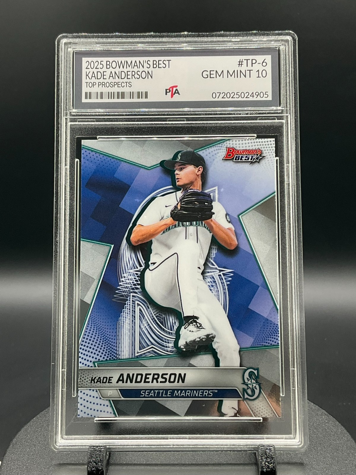 2025 Bowman’s Best TP-20 Kade Anderson Top Prospects Mariners~ GEM MINT PTA 10🔥