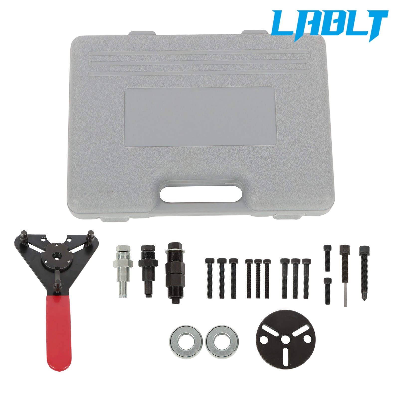 23PC A/C Compressor Clutch Removal Installation Holding Tool Kit w/ Storage Case