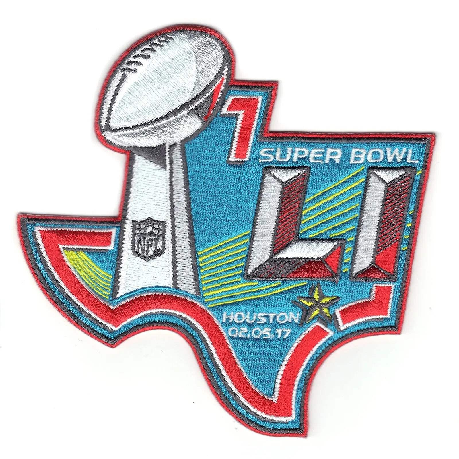 2017 NFL Super Bowl LI 51 Media Patch Atlanta Falcons New England Patriots