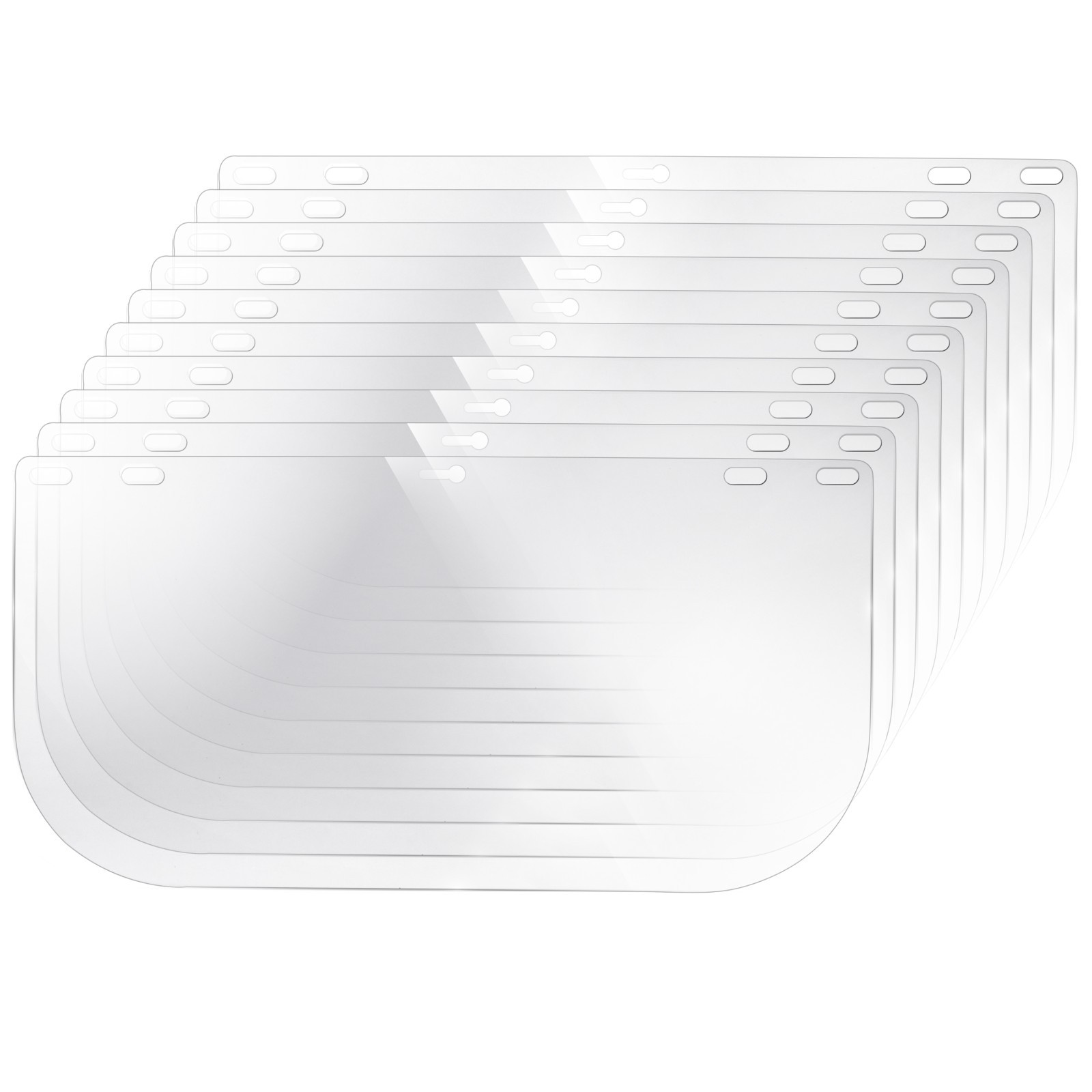 Replacement Clear Face Shields, Polycarbonate Visor for Safety Headgears