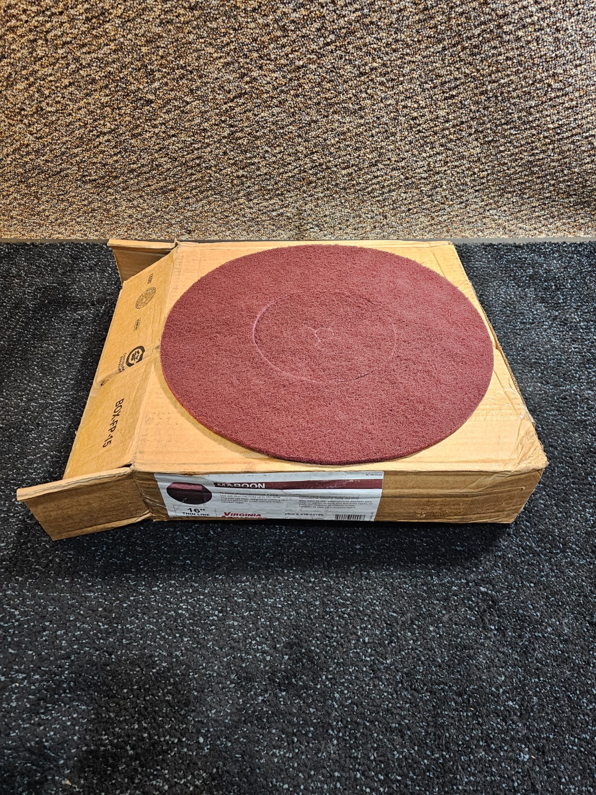 (QTY10) Virginia Abrasives Floor Maintenance Pads 16\