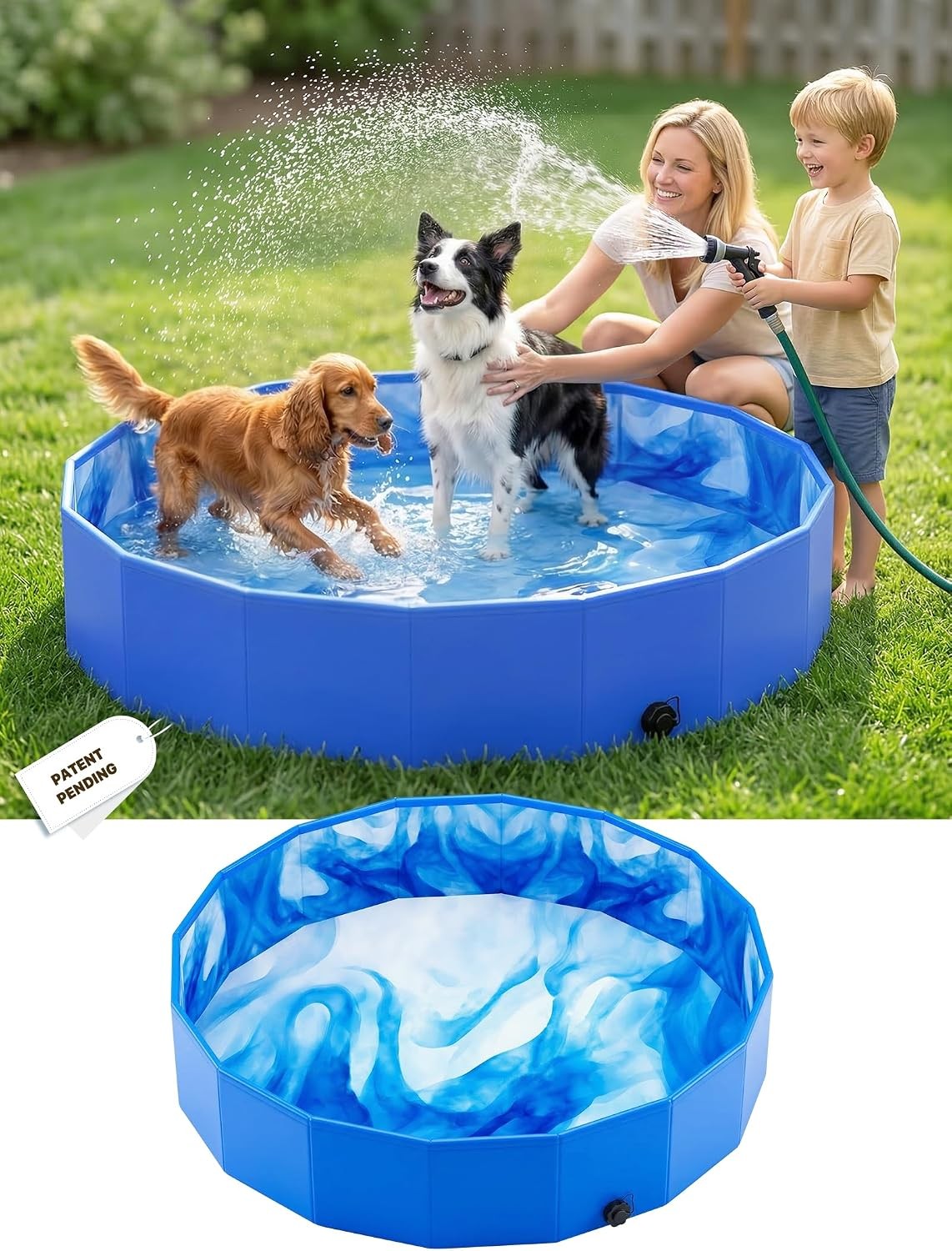 2026 48x12in Foldable Dog Pool - Hard Plastic Non-Slip Wading for Small Dogs 2026 48x12in Foldable Dog Pool - Hard Plastic Non-Slip Wading for Small Dogs