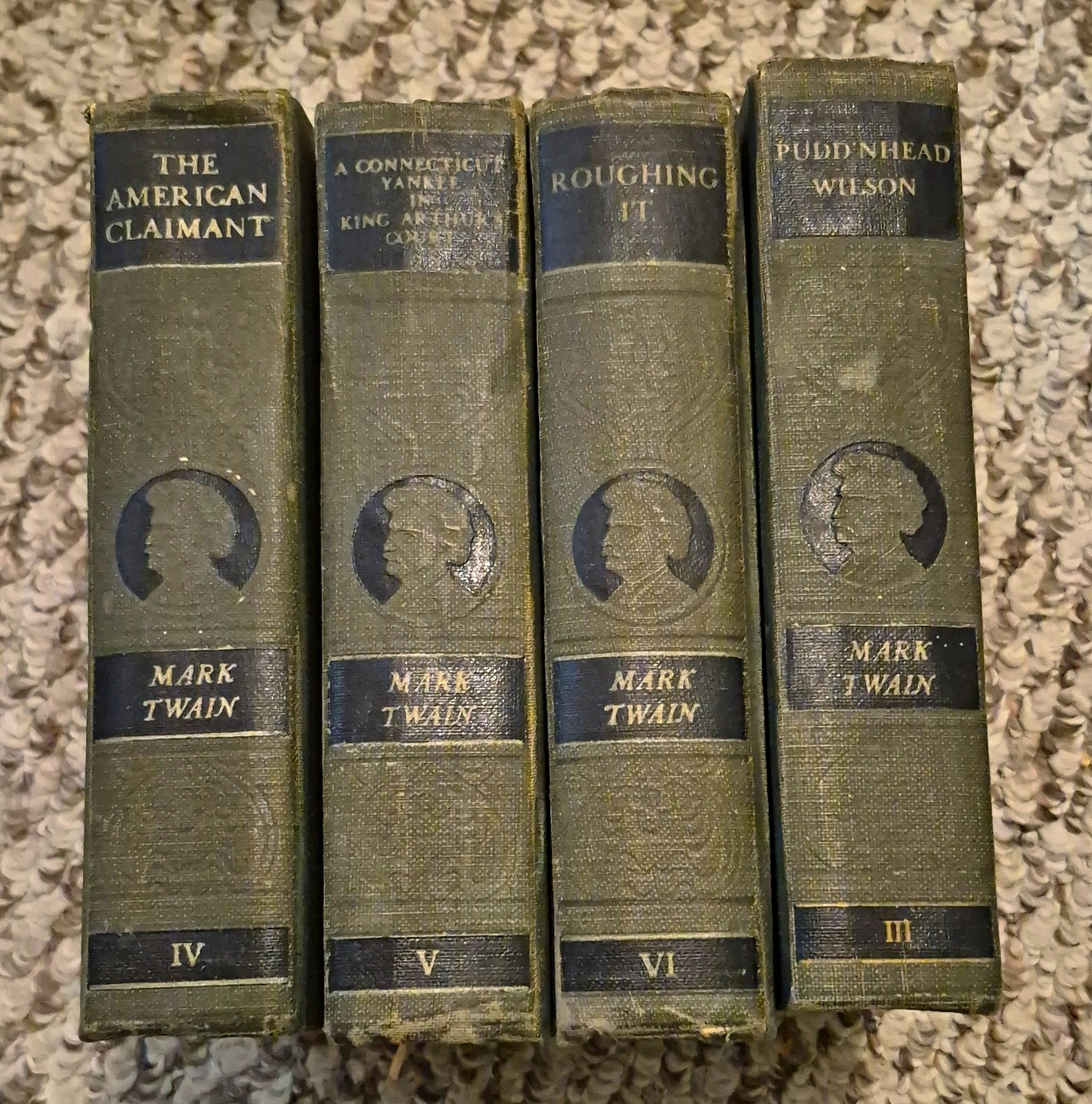 Mark Twain Complete Works Authorized Ed Vols 3-6 Harper NY Cloth Illustrated Mark Twain Complete Works Authorized Ed Vols 3-6 Harper NY Cloth Illustrated