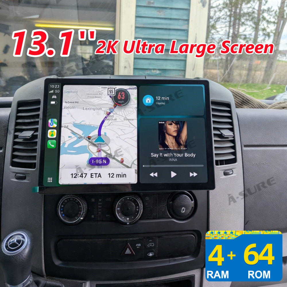 13.1\'\' 2K 64GB Stereo Radio For Benz Dodge Sprinter 2006-2018 Android 15 Carplay