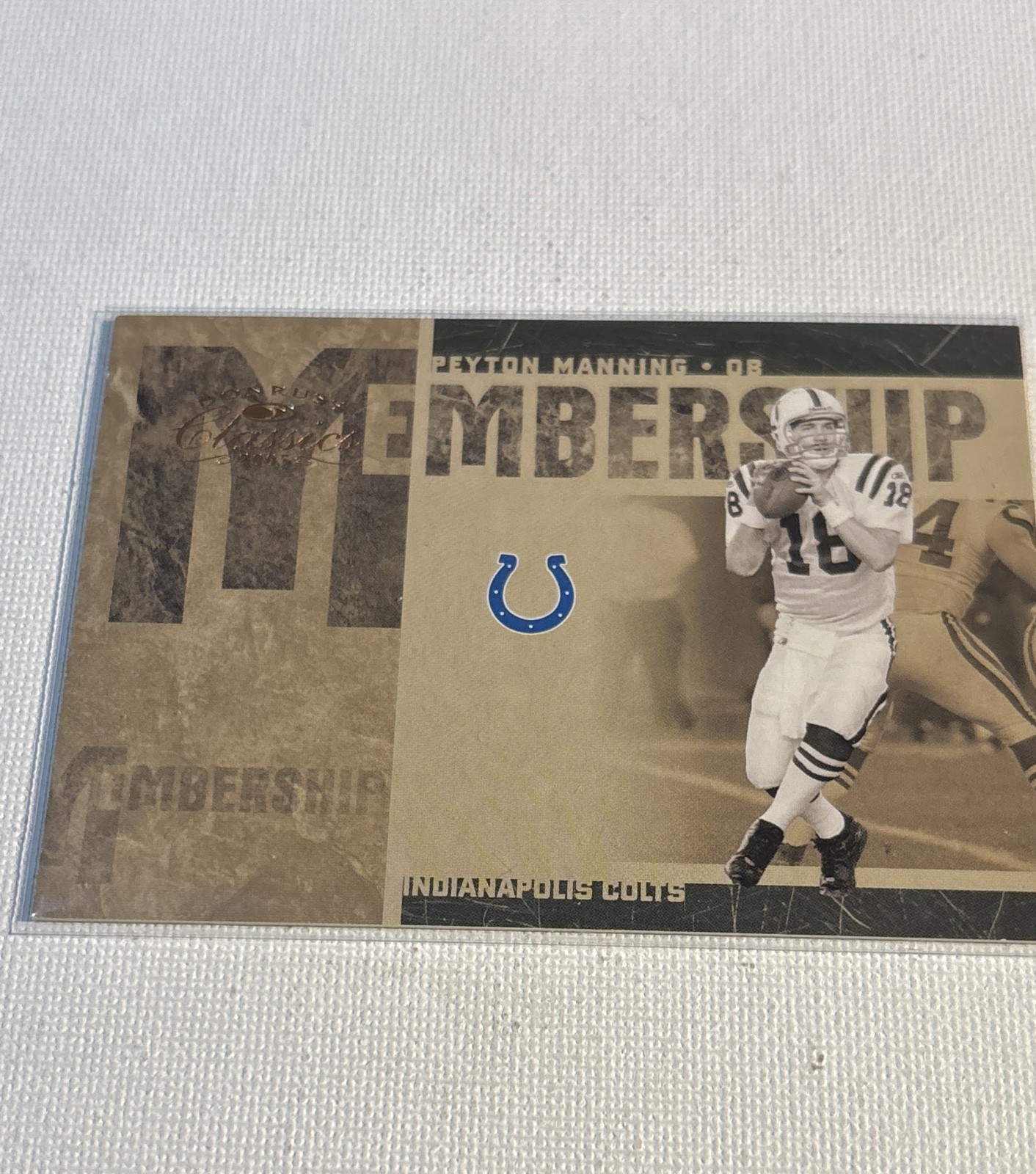 2005 Donruss Classics - Membership Peyton Manning #MS-24 /1000