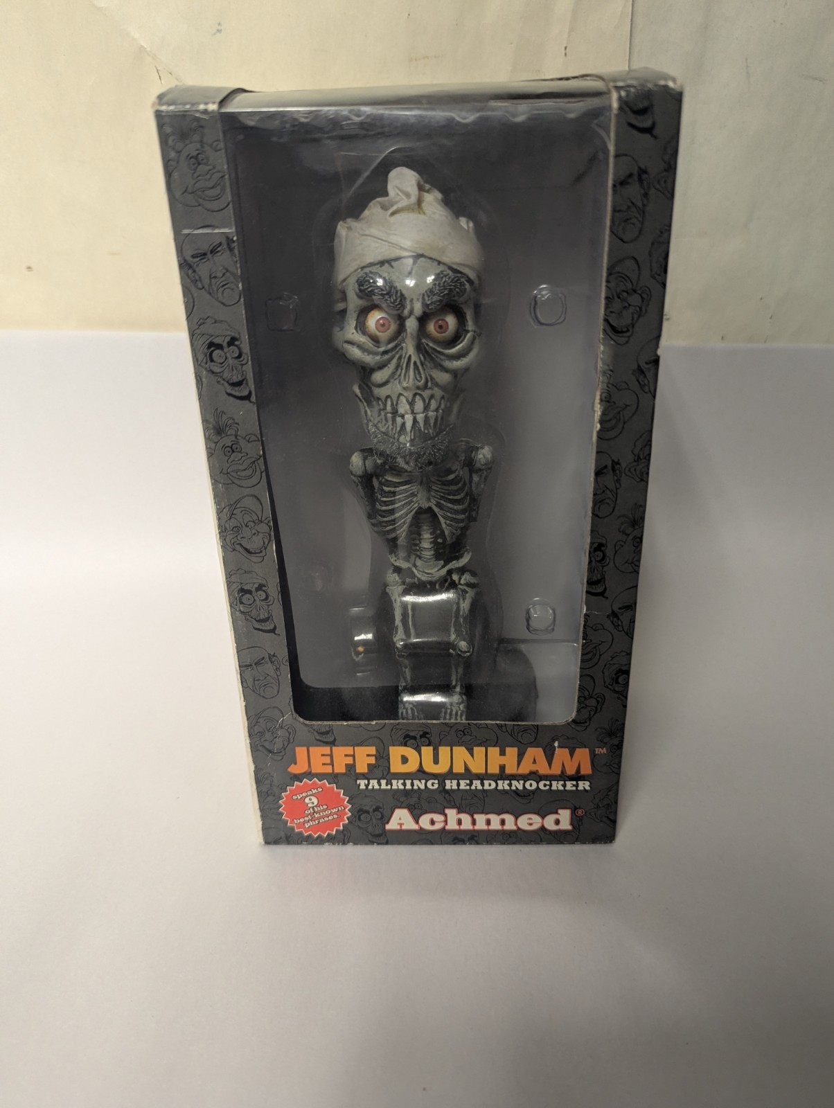 NOS JEFF DUNHAM TALKING HEADKNOCKER / BOBBLEHEAD ACHMED NECA NOS JEFF DUNHAM TALKING HEADKNOCKER / BOBBLEHEAD ACHMED NECA