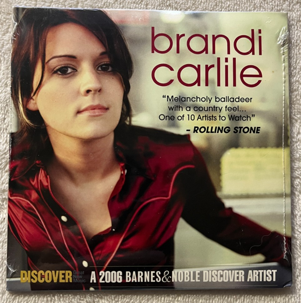 Brandi Carlile 2006 Promo CD Barnes & Noble Discover Artist 2 LIVE tracks NEW