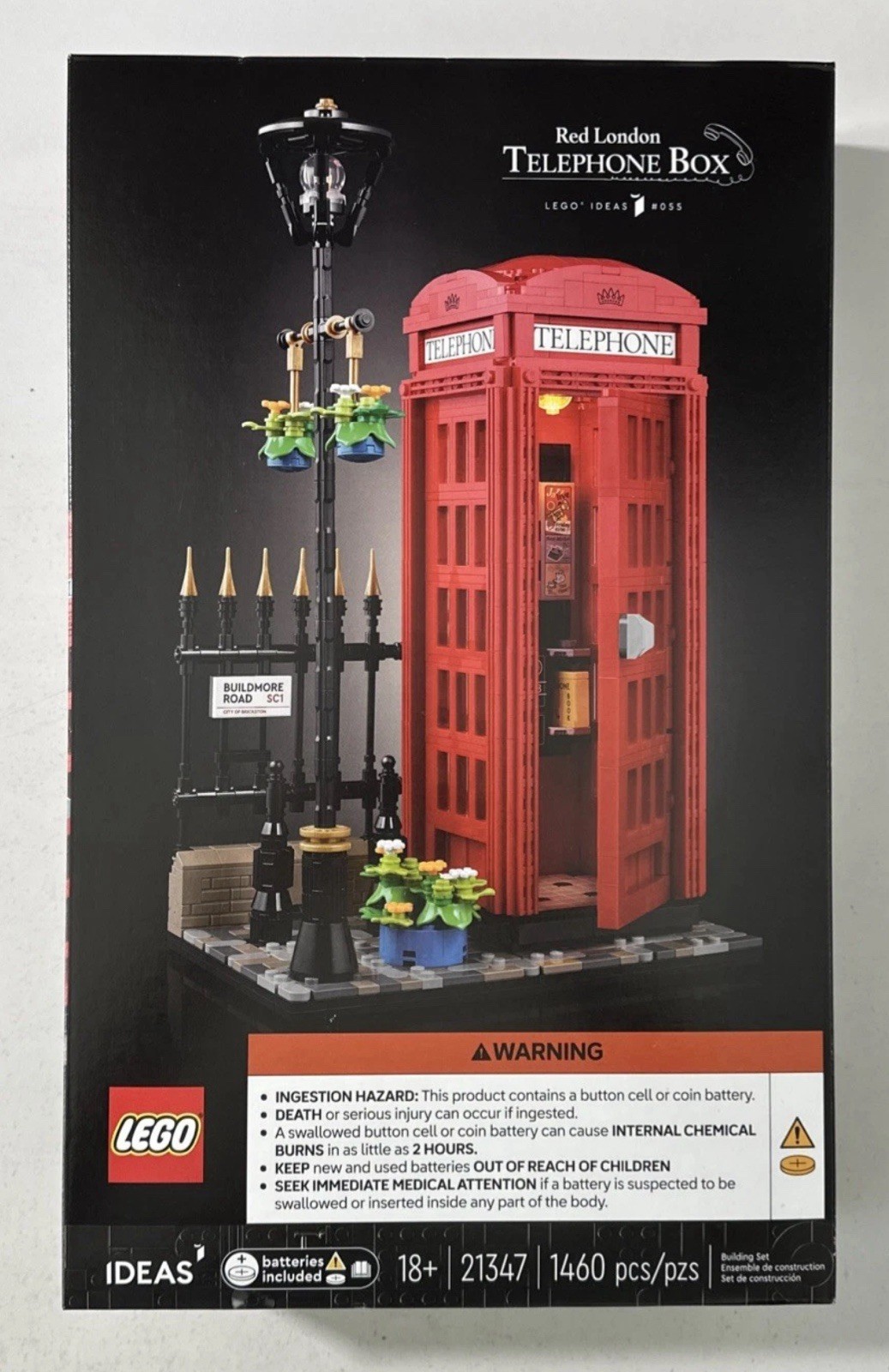 🔥LEGO Ideas: Red London Telephone Box (21347) 🔥 SHIPS TODAY