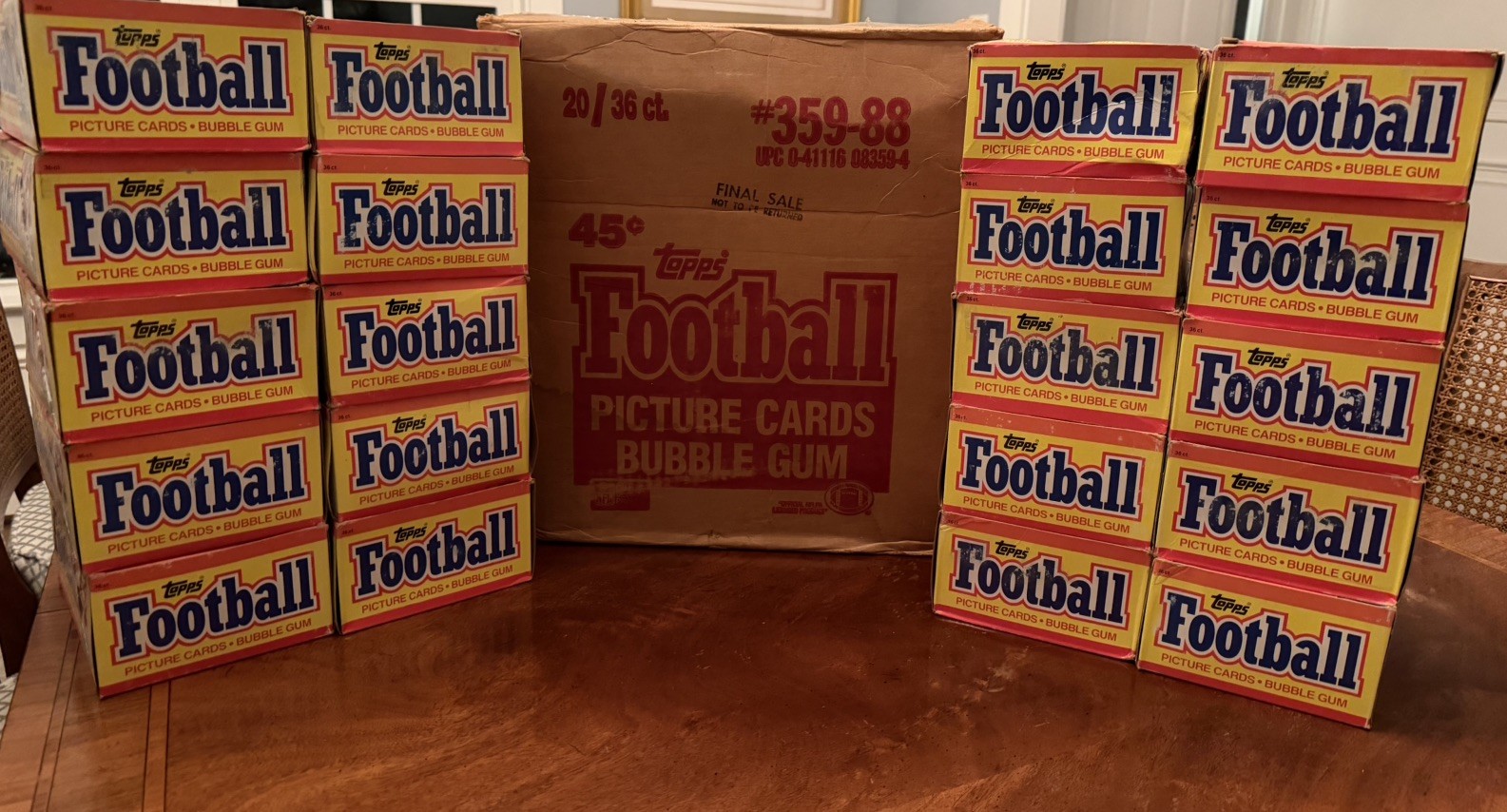 1988 TOPPS NFL Football WAX BOX Sealed Case 36 Unopened Packs BO JACKSON RC