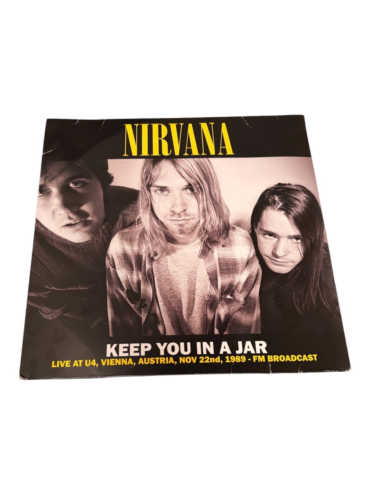 Nirvana - Keep You In A Jar LP Vinyl Live At U4, Vienna, Austria, Nov 22nd 1989 Nirvana - Keep You In A Jar LP Vinyl Live At U4, Vienna, Austria, Nov 22nd 1989