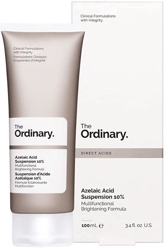 The Ordinary Azelaic Acid 10% Suspension Brightening Cream 3.4 oz/ 100 mL The Ordinary Azelaic Acid 10% Suspension Brightening Cream 3.4 oz/ 100 mL