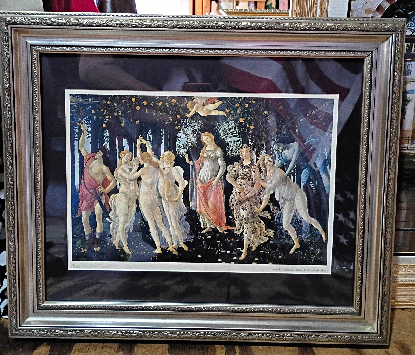 Sandro Botticelli Primavera Licensed Reprint Print, Matted & Framed, Paper Sandro Botticelli Primavera Licensed Reprint Print, Matted & Framed, Paper
