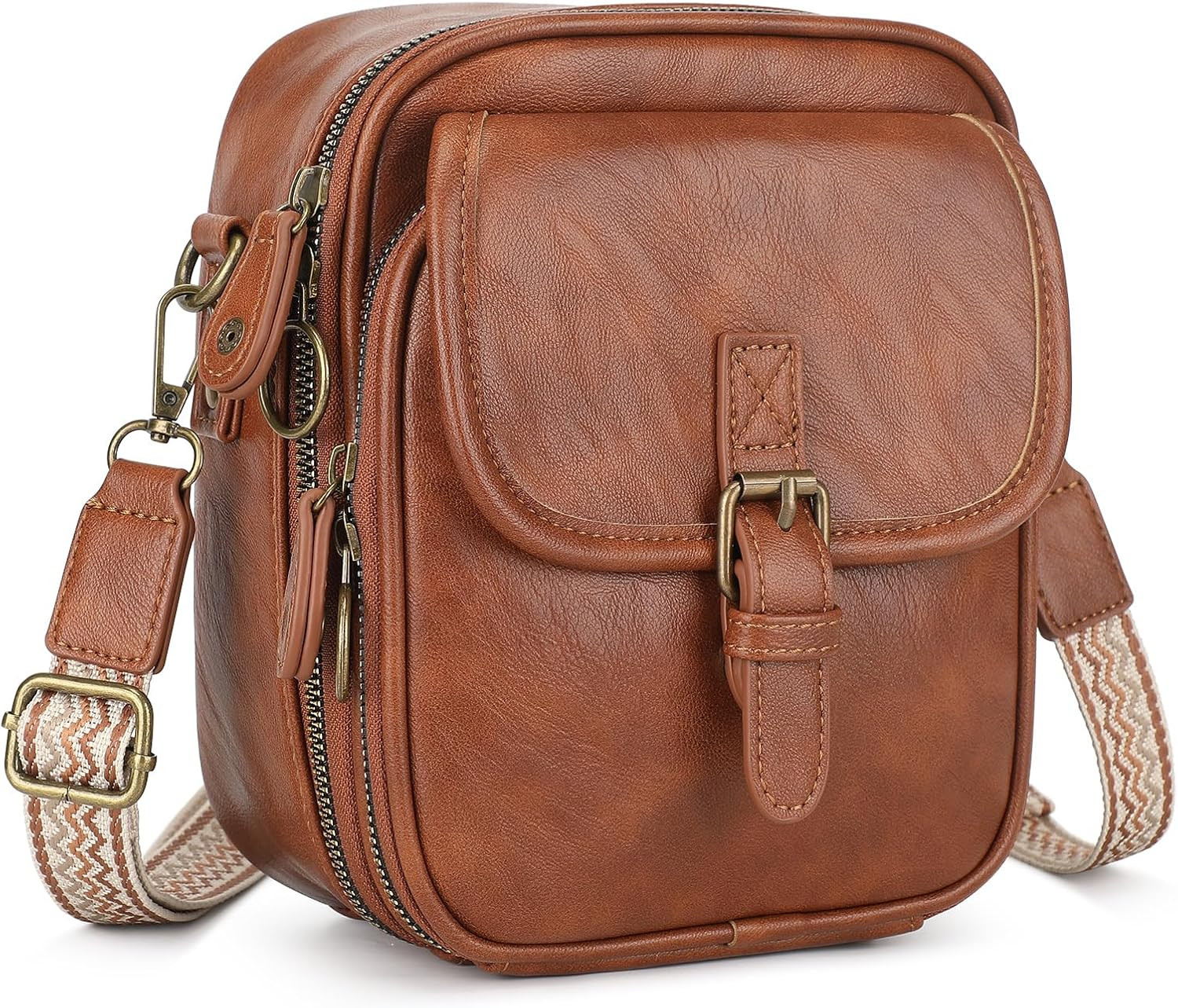 Small Crossbody Bags for Women, Crossbody Purse with Built-In Wallet