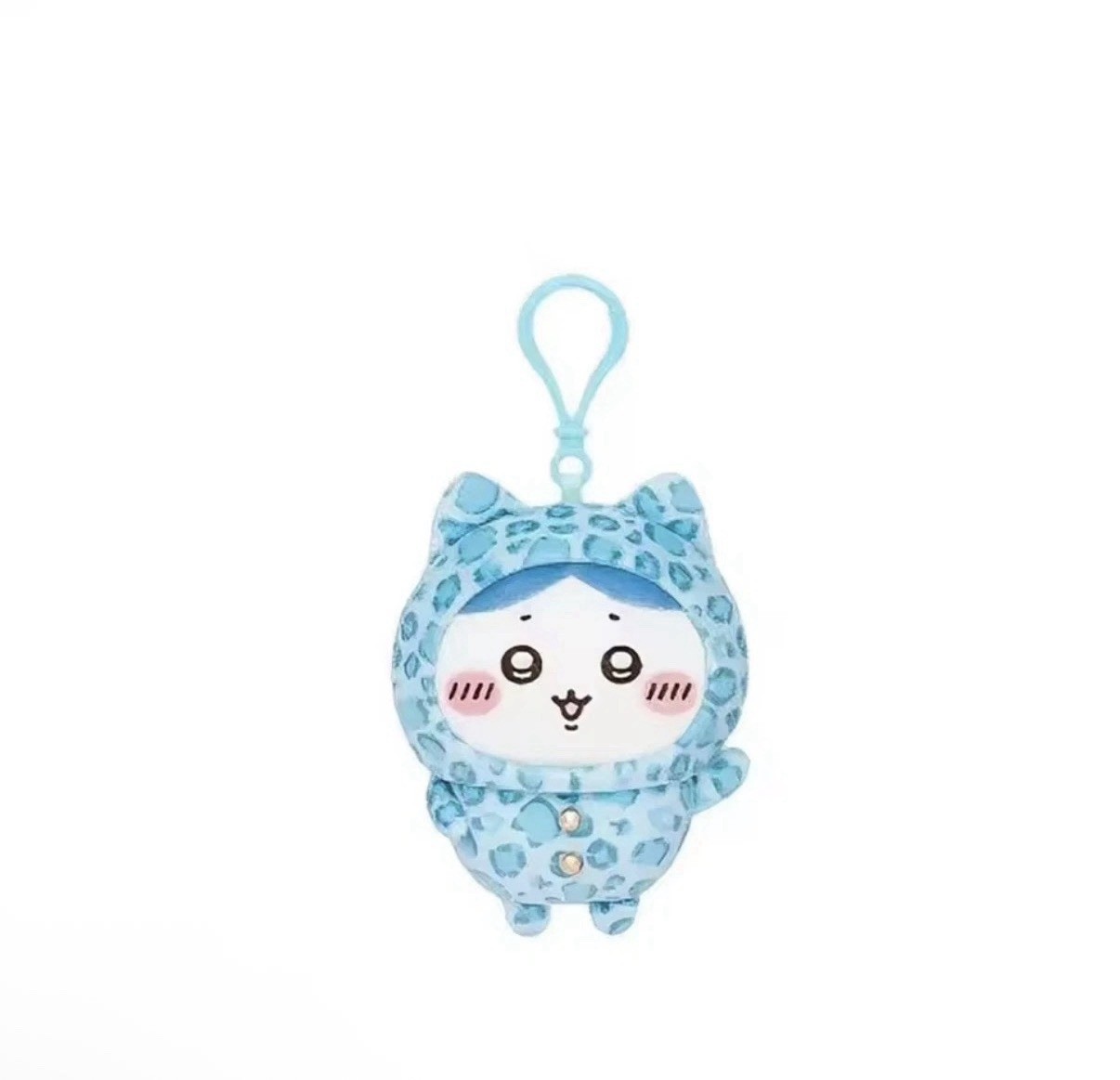 Chiikawa x Don Quijote Leopard Pajama Mascot y2k Kawaii Plush Hachiware BLUE