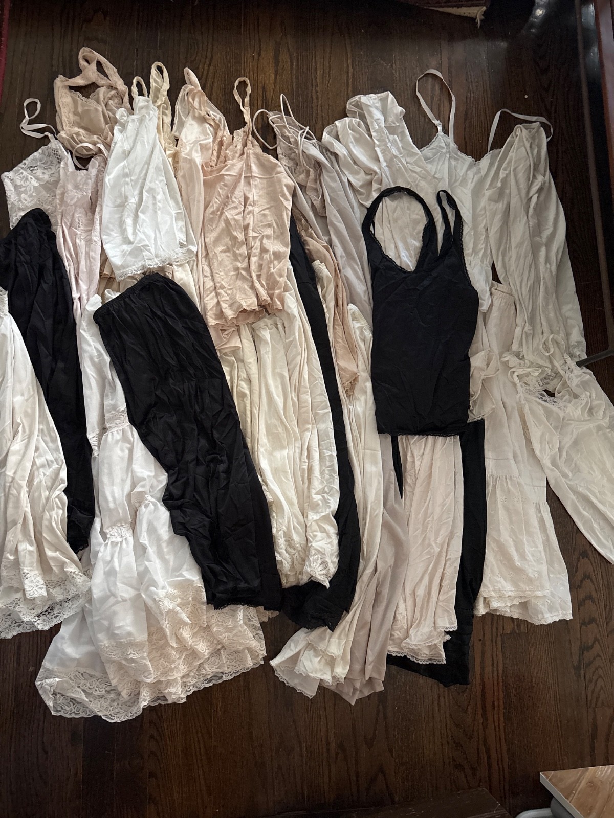 Lot Of 30 Vintage Vanity Fair Full Nylon Slips Camisole Half Slips mixed Sizes Lot Of 30 Vintage Vanity Fair Full Nylon Slips Camisole Half Slips mixed Sizes