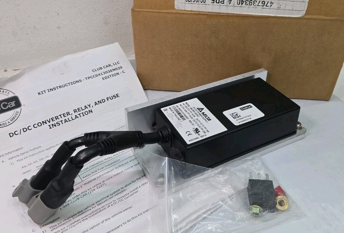 Club Car 47594727001 Golf Cart Converter, DC/DC OEM Delta