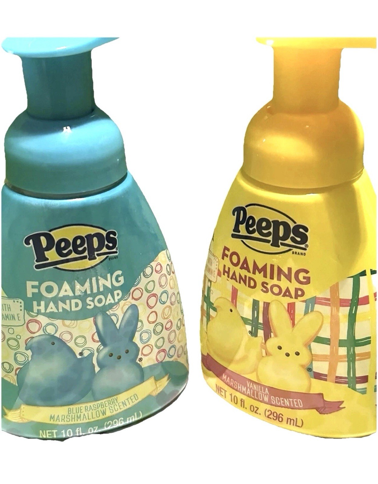 PEEPS 2 Foaming Hand Soap1-Vanilla + 1-Blueberry Marshmallow Blue /Yellow π PEEPS 2 Foaming Hand Soap1-Vanilla + 1-Blueberry Marshmallow Blue /Yellow π