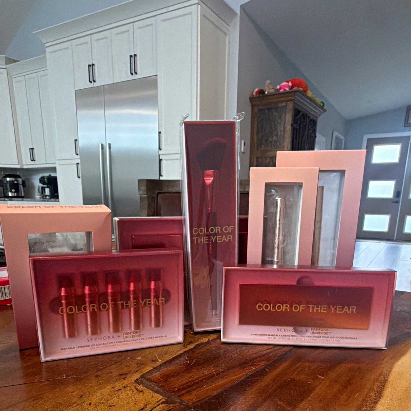 Sephora + Pantone Universe Color of the Year Marsala 5pc Makeup Set
