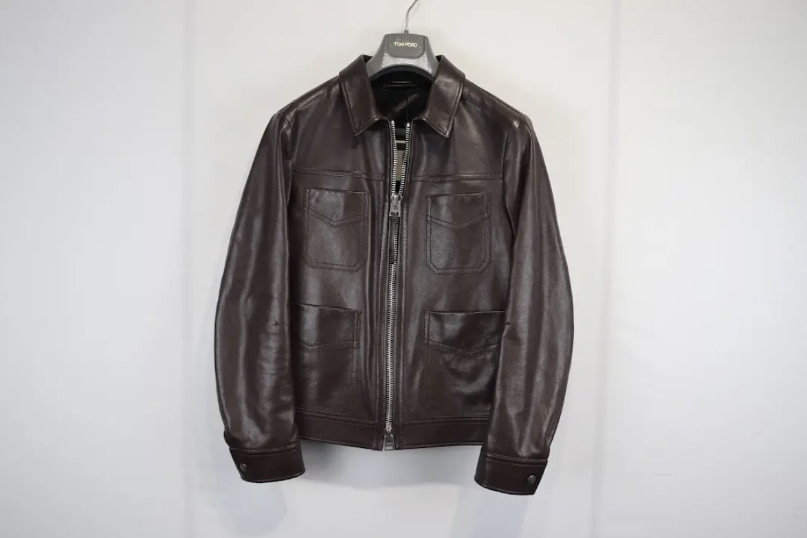 Tom Ford Leather Jacket in Brown Tom Ford Leather Jacket in Brown