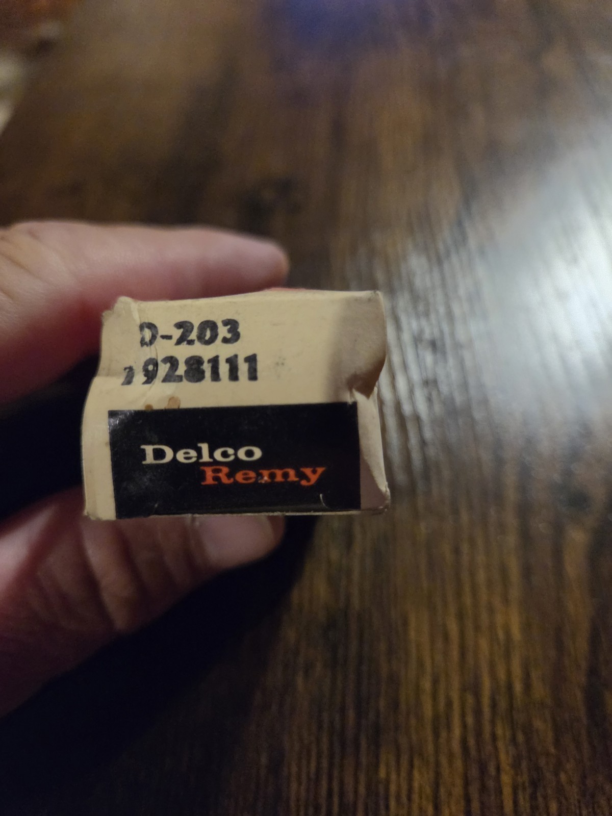 NOS Delco Remy D-203 Ignition Condenser for GM/AMC 6 Cylinder 1928111 (1)