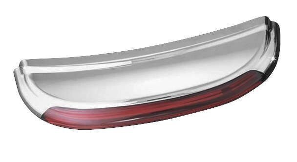 Kuryakyn 3154 Turn Signal Bar Filler Panel - Lighted with Red Lens-harley