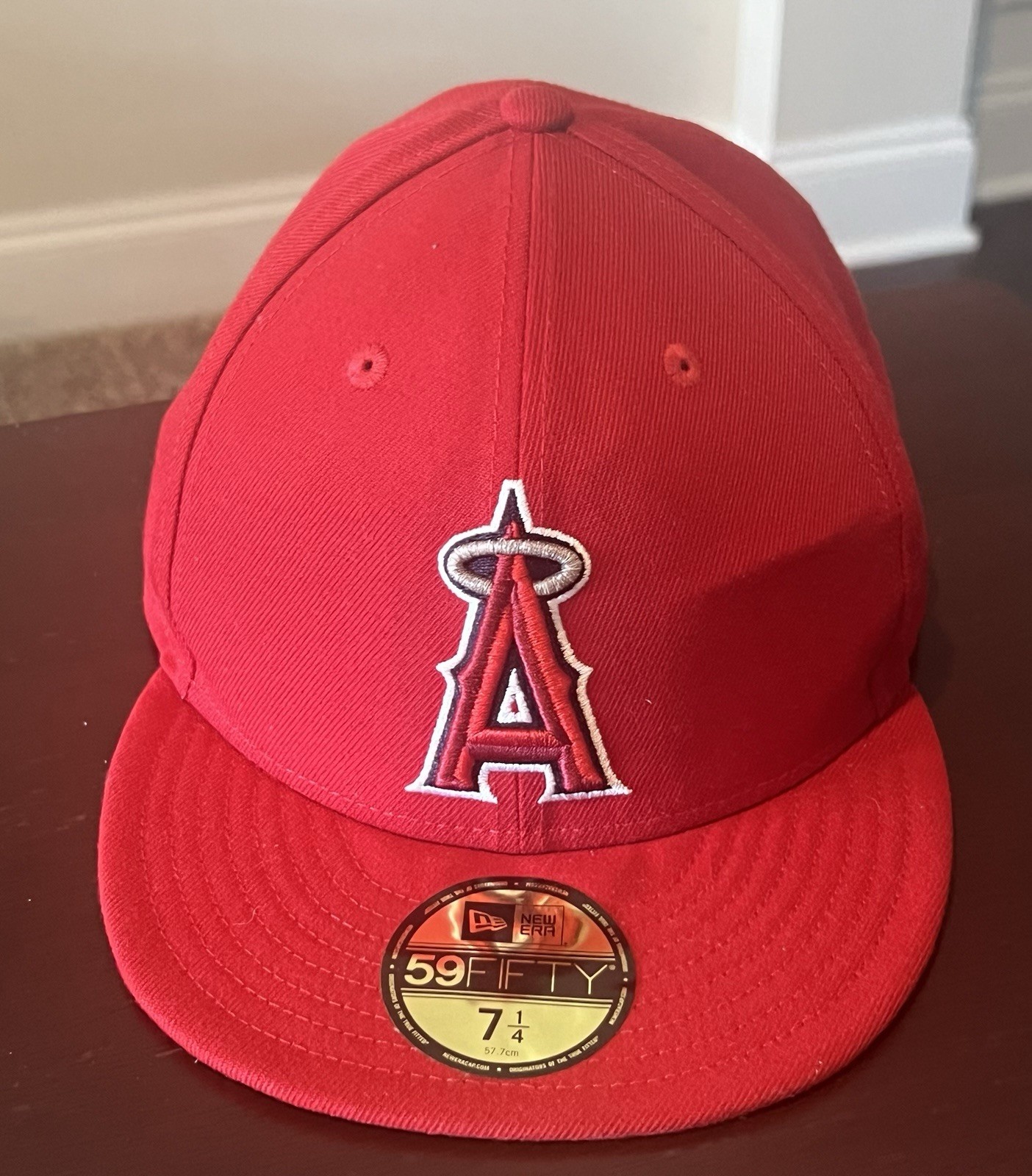 New Las  Angeles Angels MLB New Era 59FIFTY Fitted Cap - 5950 Size 7 1/4