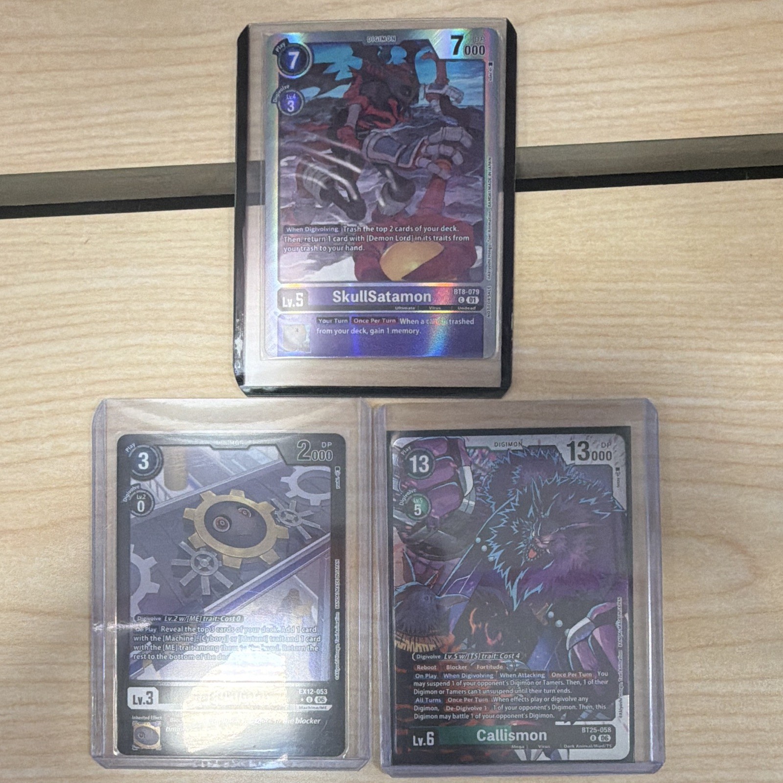 Digimon CCG Lot 1 SkullSatamon BTB-079, Allison BT25-058 And Hagurumon EX12-053 Digimon CCG Lot 1 SkullSatamon BTB-079, Allison BT25-058 And Hagurumon EX12-053