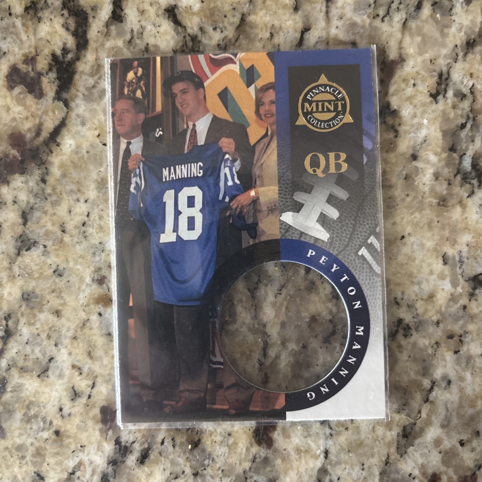Pinnacle 1998 Mint Collection Rookie #33 Peyton Manning Indianapolis Colts NFL Pinnacle 1998 Mint Collection Rookie #33 Peyton Manning Indianapolis Colts NFL