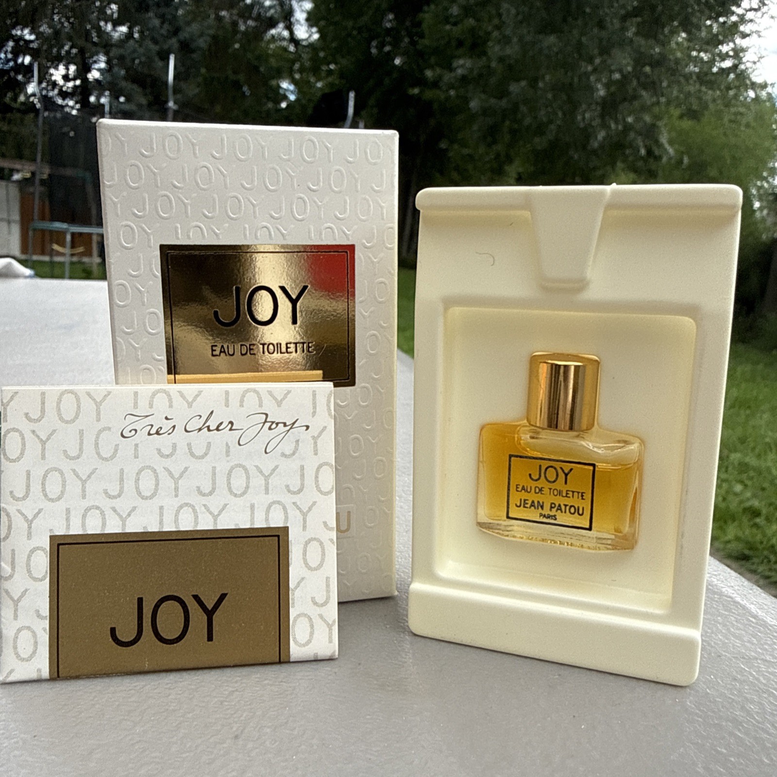 Vintage Joy De Jean Patou Paris France Perfume Samples Original Box 2 ML