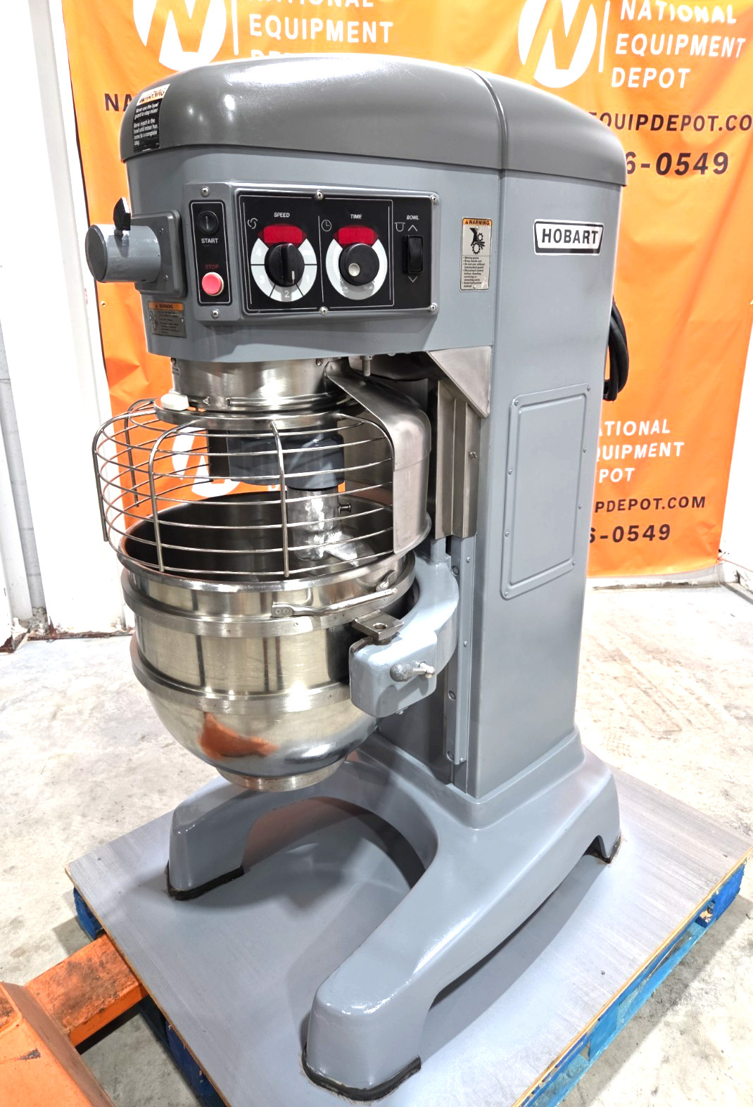 HOBART HL600 Legacy 60QT Mixer W/ Bowl, Hook, 2.7HP - 1 or 3PH - Watch Video