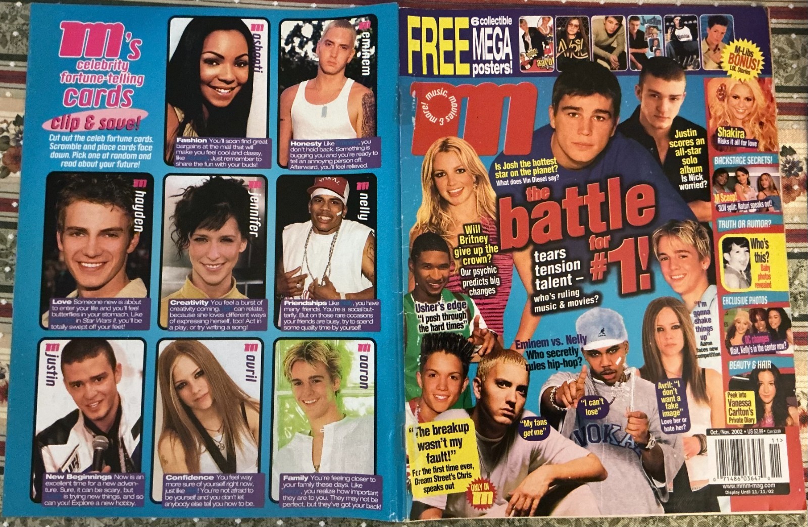 October November 2002 M Magazine Ships Free