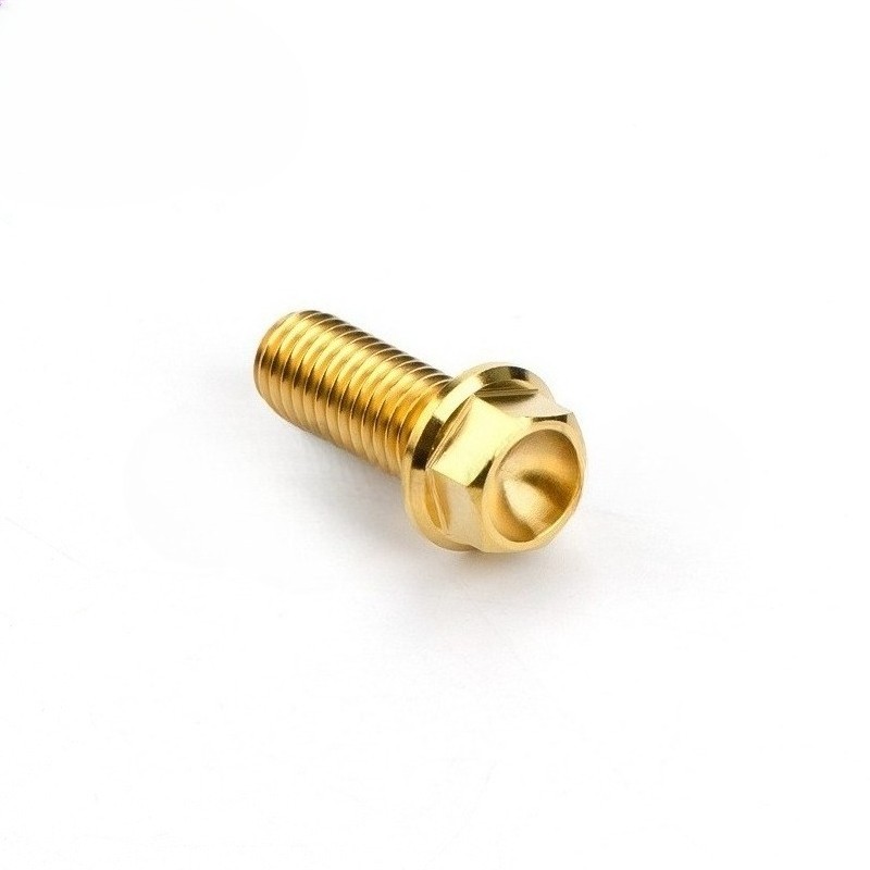 Titanium Bolt M6 Flange Hex Screw 10 15 20 25 30 35 40 45 50 55 60 70 80 90 100