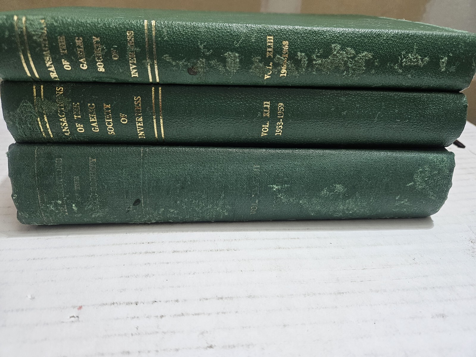 3x Transactions of Gaelic Society of Inverness 1937-63 Highlands Scottish Celtic 3x Transactions of Gaelic Society of Inverness 1937-63 Highlands Scottish Celtic