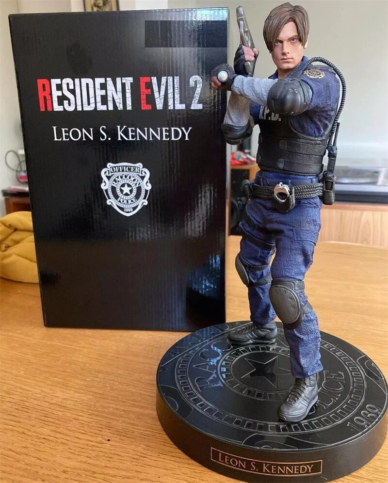 Game Resident Evil 2 Leon Scott Kennedy 1/6 Scale PVC Figure Statue NEW IN BOX