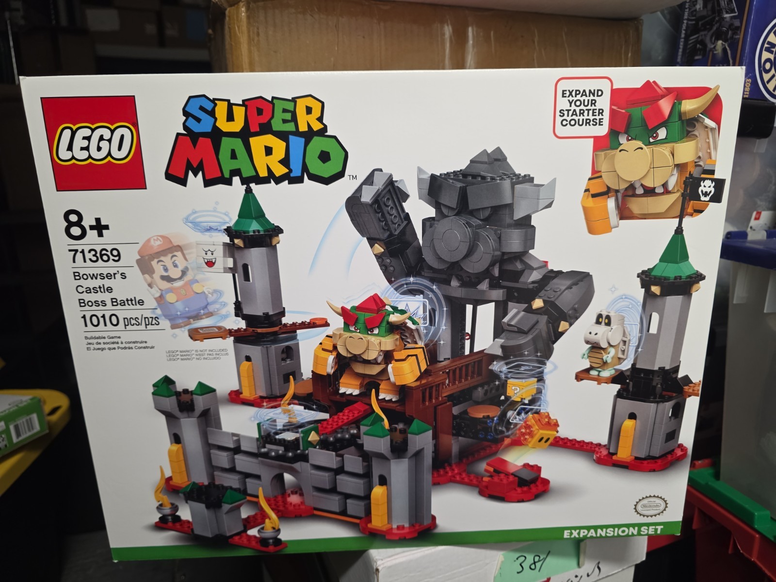 LEGO Super Mario: Bowser\'s Castle Boss Battle Expansion Set (71369) Sealed LEGO Super Mario: Bowser\'s Castle Boss Battle Expansion Set (71369) Sealed