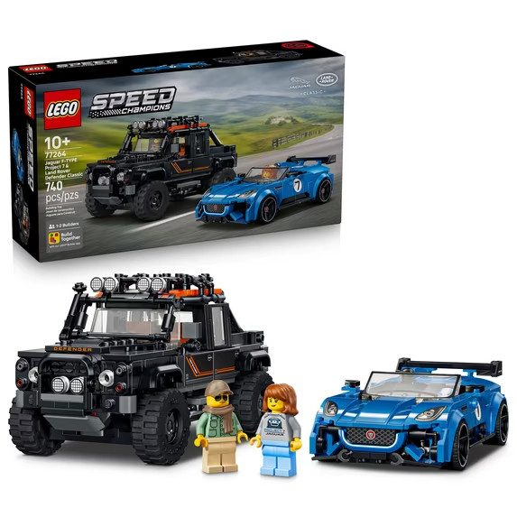 LEGO Speed Champions Jaguar Project 7 & Land Rover Defender