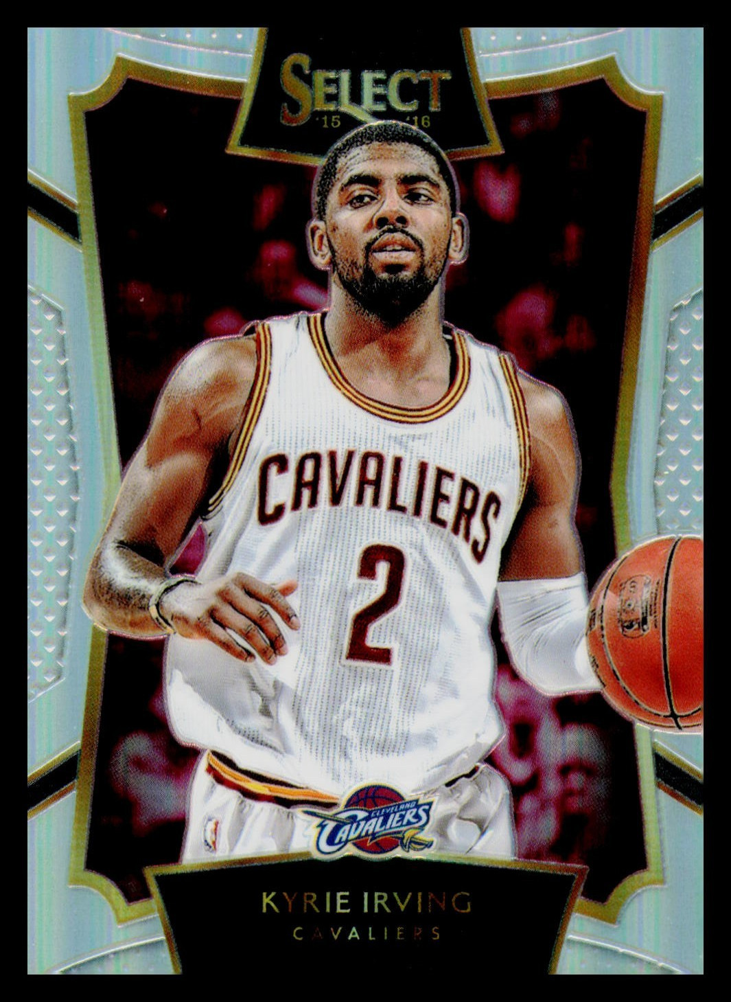 2015-16 Panini Select Kyrie Irving #37 Silver Prizm SP 