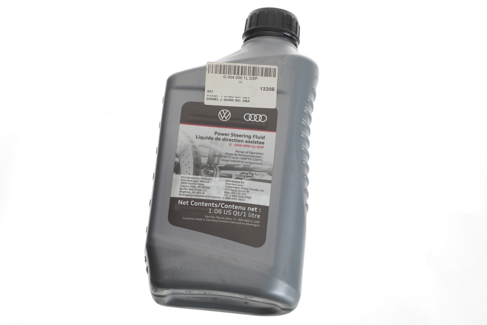 VW Volkswagen Power Steering Fluid 1 QT 1 Liter GENUINE OEM ORIGINAL BRAND NEW VW Volkswagen Power Steering Fluid 1 QT 1 Liter GENUINE OEM ORIGINAL BRAND NEW