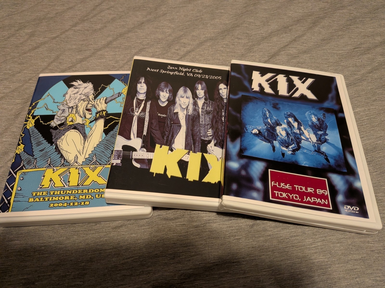 KIX - 3 DVD Lot - Live 2004-2005 + Music Videos   NTSC