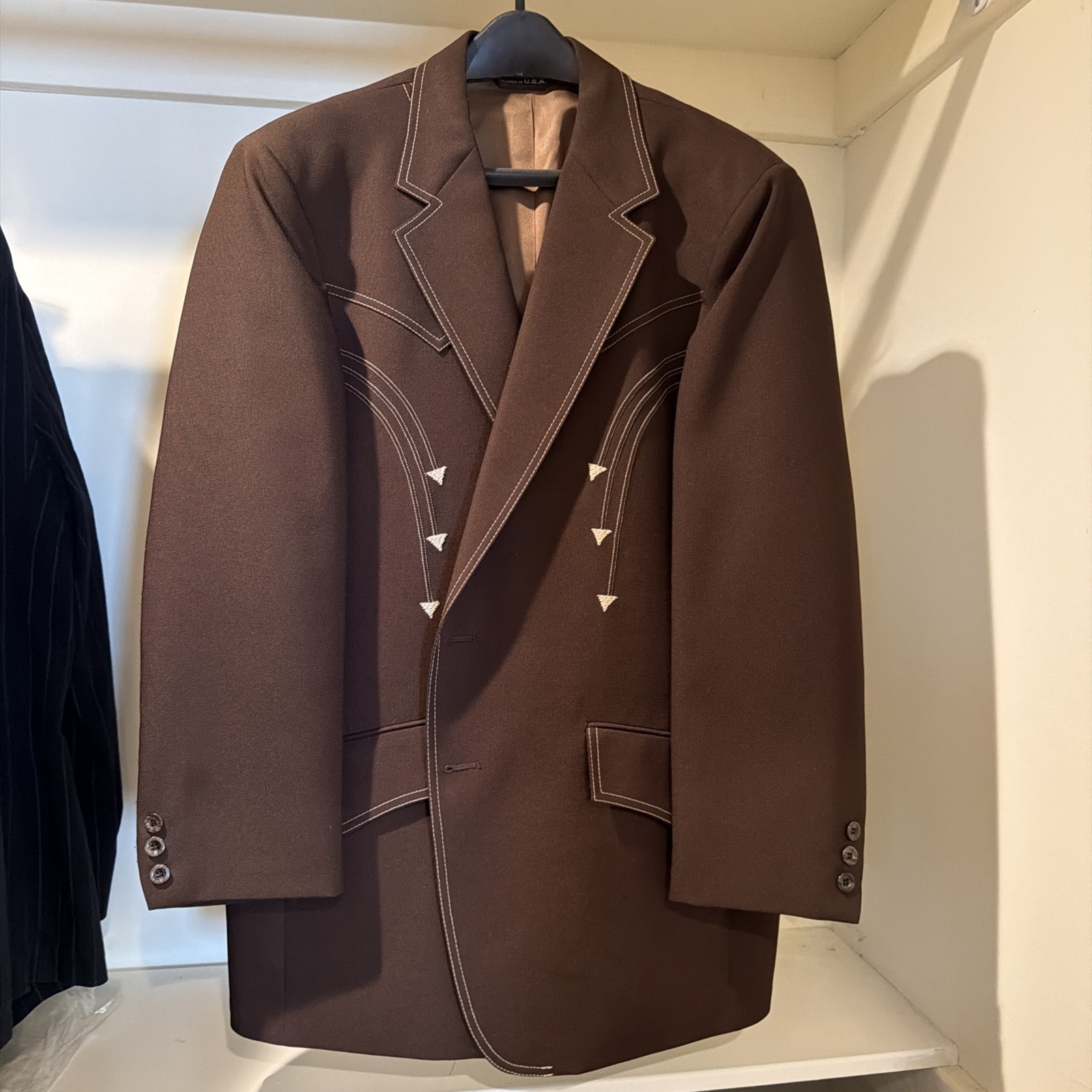 Vintage H Bar C Brown Western Jacket Blazer Rockabilly Hipster Vintage H Bar C Brown Western Jacket Blazer Rockabilly Hipster