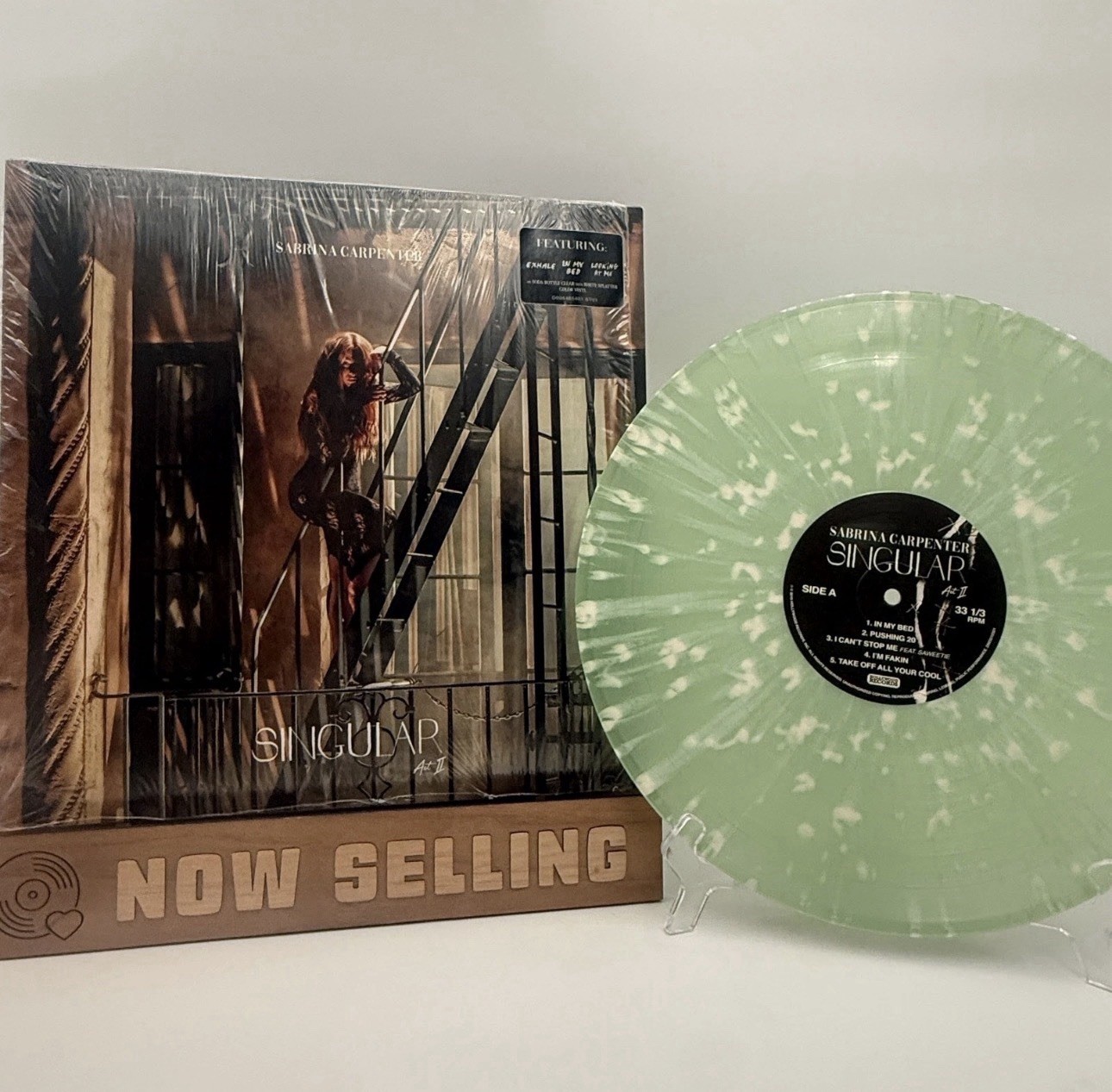 Sabrina Carpenter - Singular Act II Vinyl LP Green w/ White Splatter