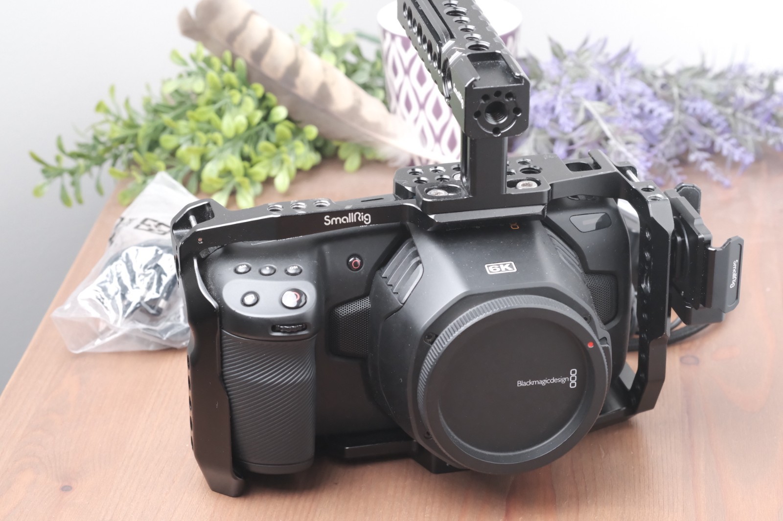 Blackmagic Design Pocket Cinema Camera 6K w/Charger & SmallRig Cage ***READ***