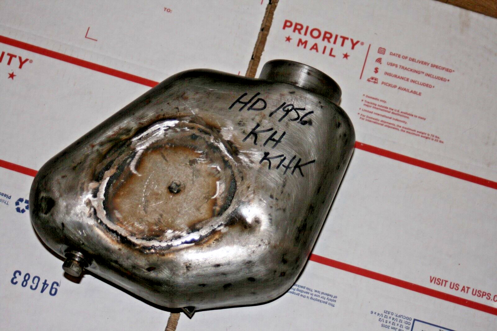 ORIGINAL Harley Davidson 1952-56 Flathead Model K KH KHK  Oil Tank (SEE BELOW)