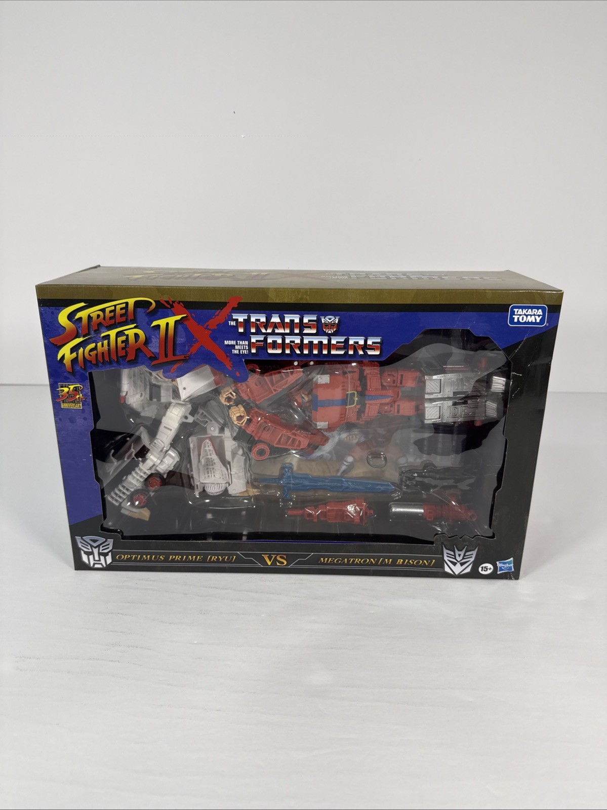 Transformers Street Fighter II x Optimus Prime Ryu vs Megatron M. Bison NEW Transformers Street Fighter II x Optimus Prime Ryu vs Megatron M. Bison NEW