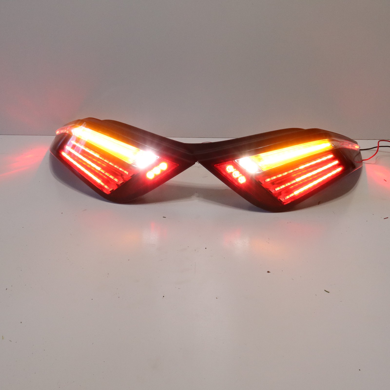 10-15 JAGUAR XJ REAR TAILLIGHT LED TAIL LIGHT OEM SET SMOKED BLACKED OUT LENS