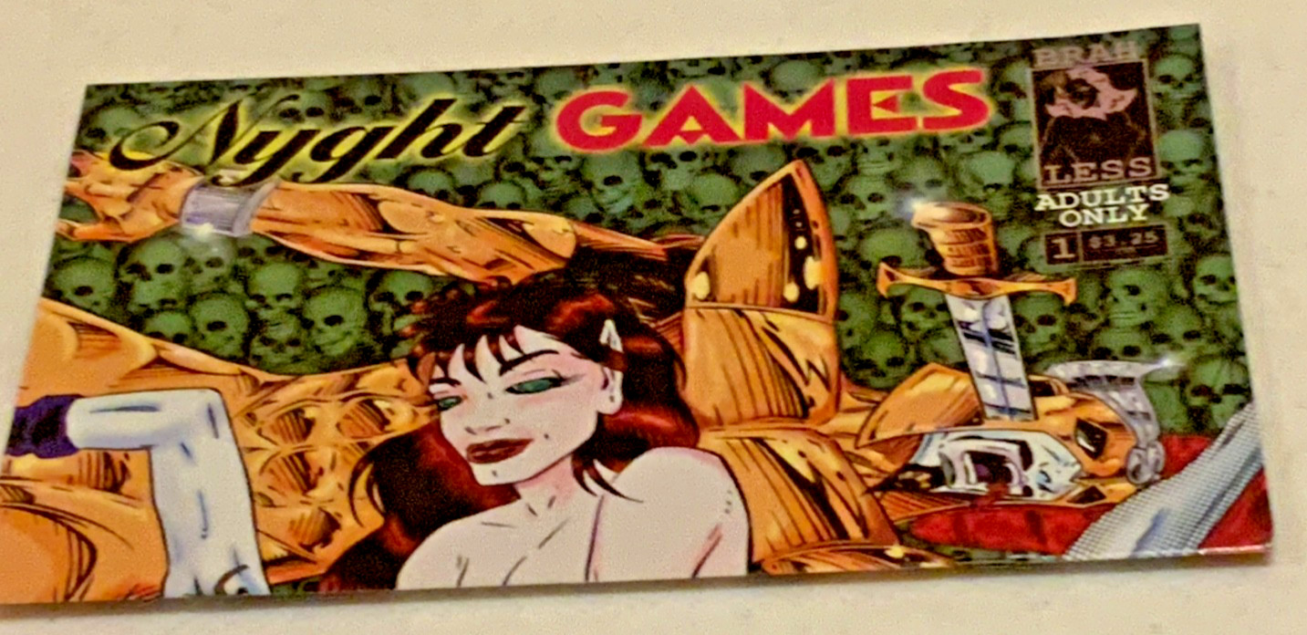 NYGHT GAMES #1  ADULTS ONLY (BRAHLESS COMICS 1997) VF/NM
