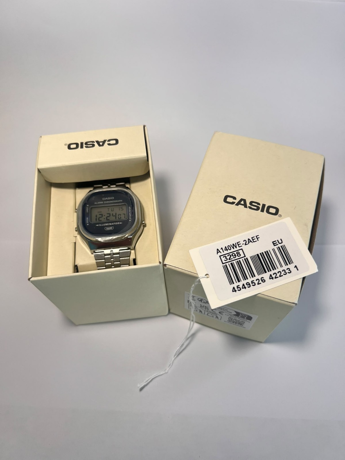 Casio A140WE-2AEF Vintage Digital Watch – Module 3298/Unisex